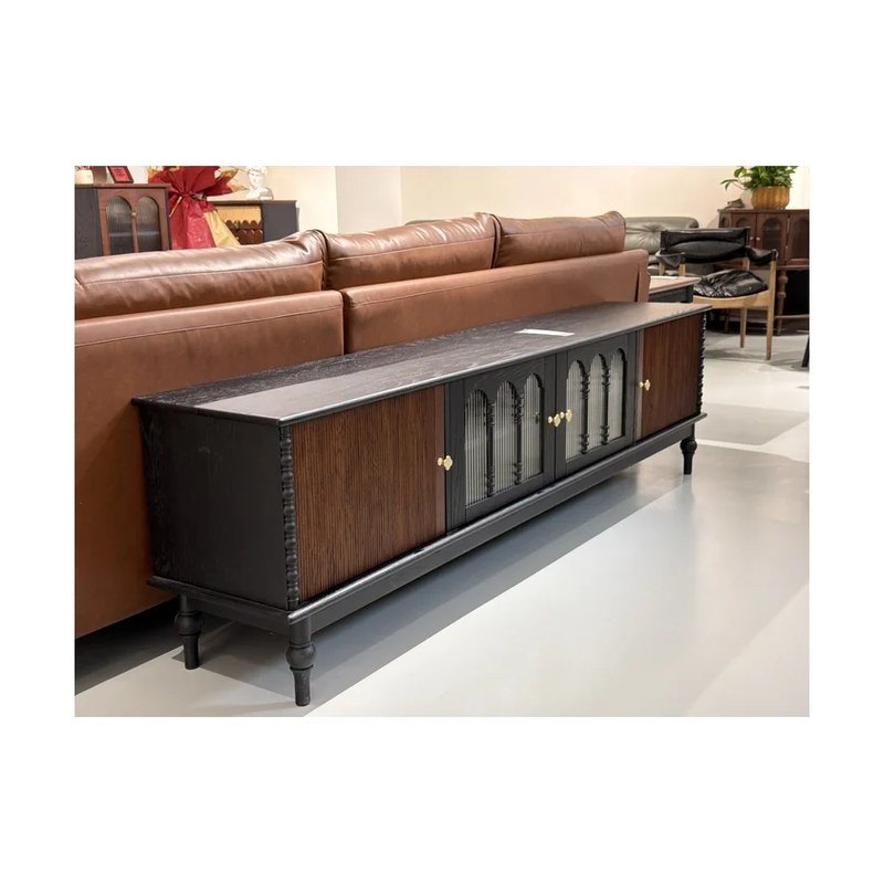 Low Red Oak Console Cabinet wholesale sourcing product photo