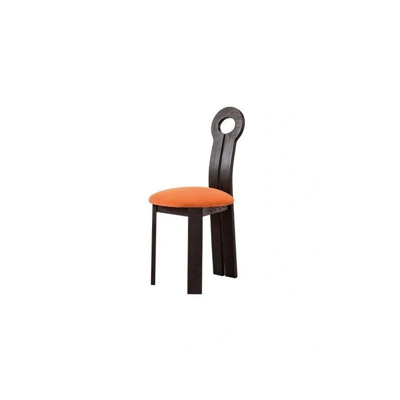Round-Back Red Oak Dining Chair wholesale sourcing product photo