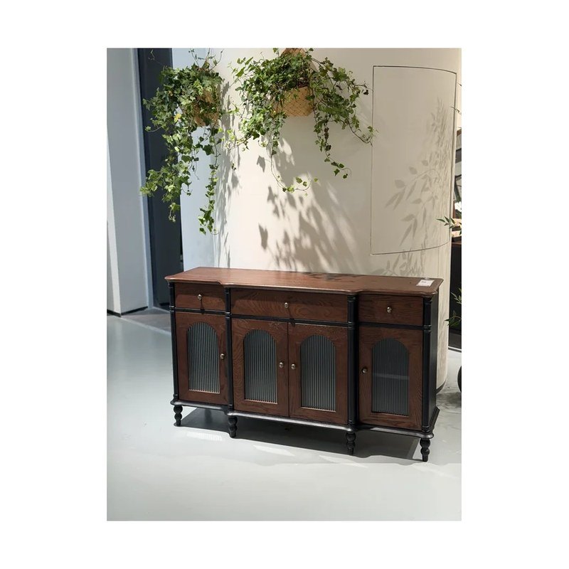 Three-Door Red Oak Sideboard wholesale sourcing product photo