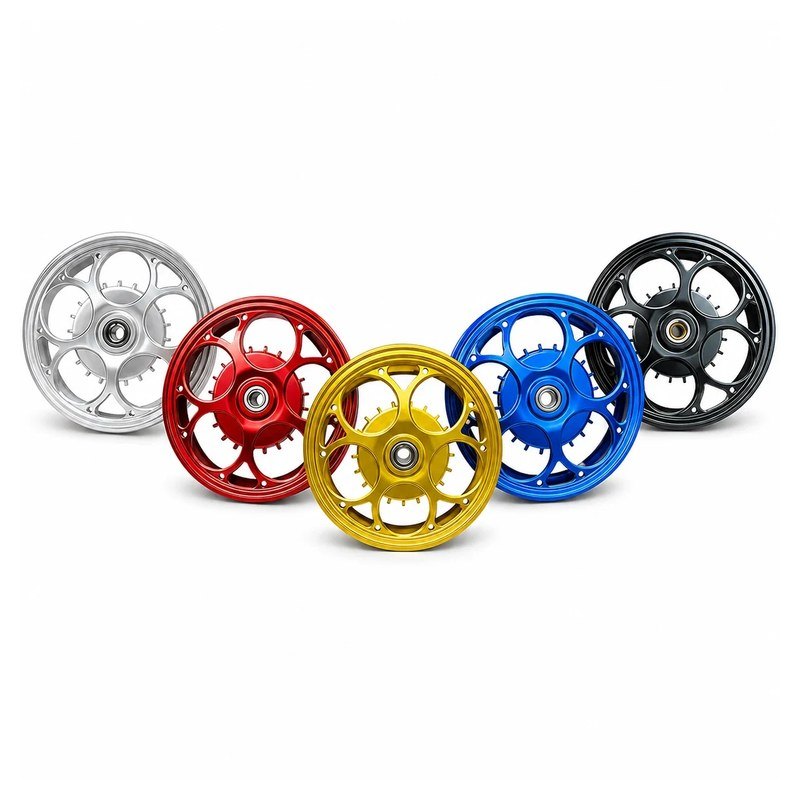 Colored Motorcycle Sprocket Set wholesale sourcing product photo