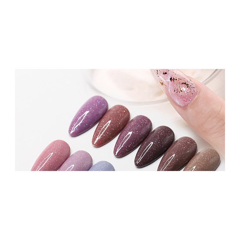 Nail art gel color sourcing sample