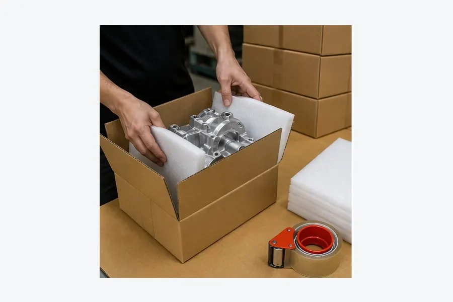 Mixed batch sourcing and packing service